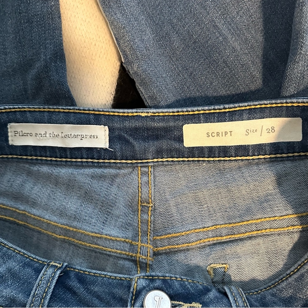 Pilcro Script Skinny Jeans - Picture 6 of 6